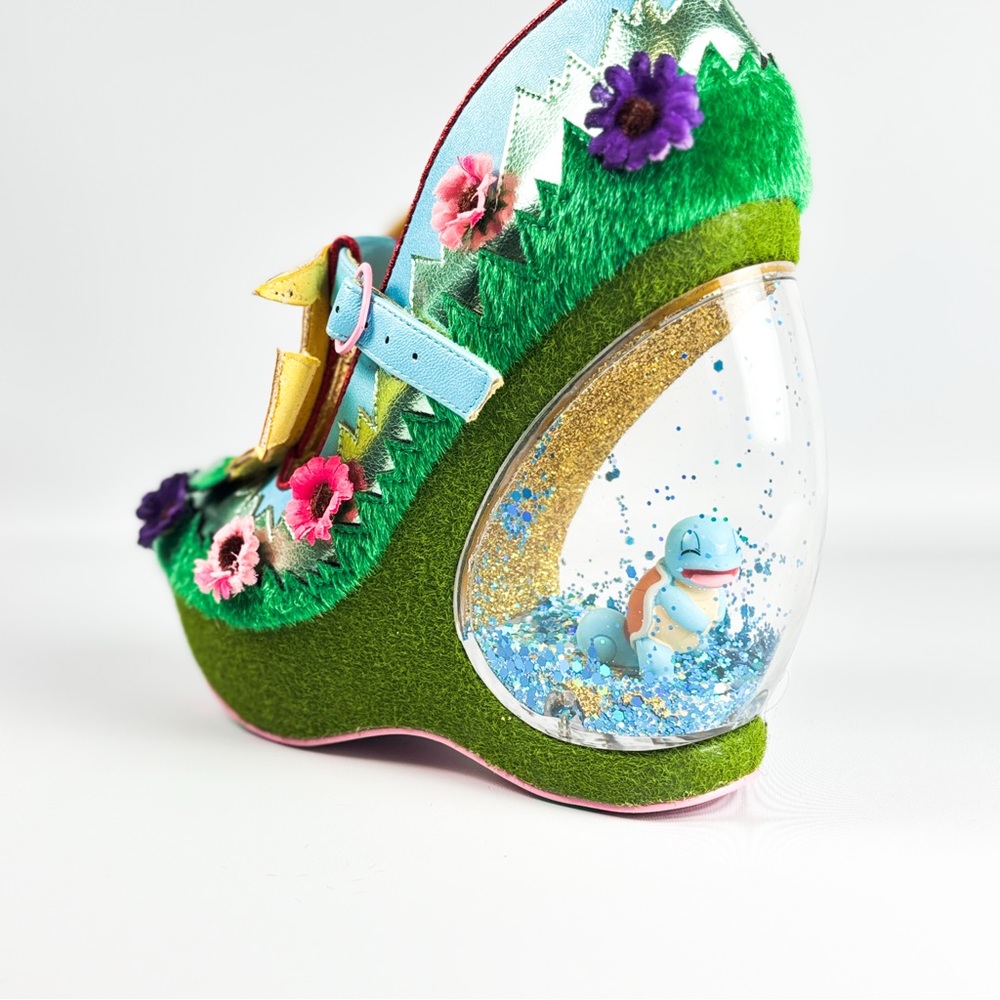 Irregular Choice “Journey On” Pokémon Terrarium Wedge Heels – Squire Evee - Picture 8 of 10